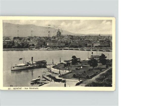 Dampfer Binnenschifffahrt Genf Hafen