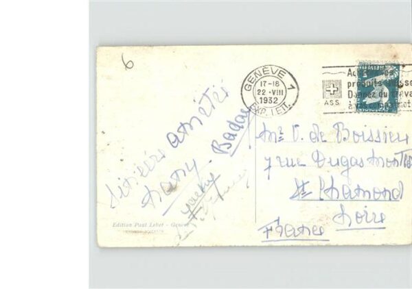 Dampfer Binnenschifffahrt Genf Hafen – Bild 2