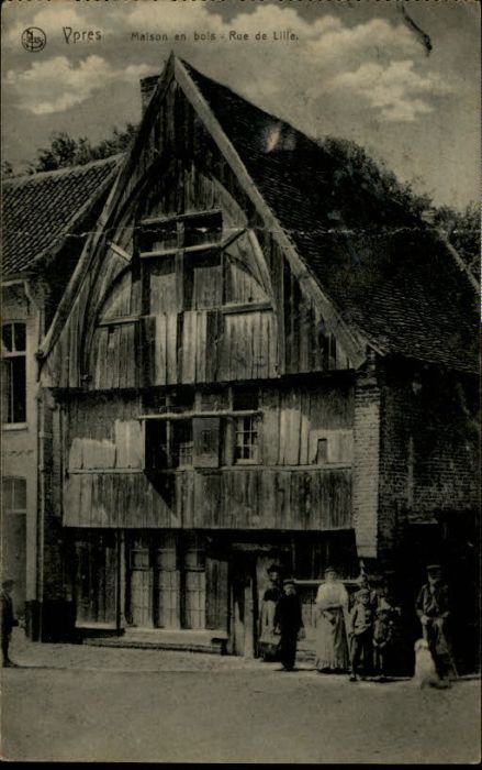 Ypern Ypres Ypres Maison en bois Rue de Lille