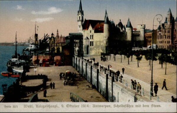 Antwerpen Anvers Antwerpen Scheldefähre Stehen