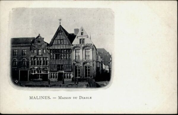 Malines Mechelen Flandre Malines Maison Diable