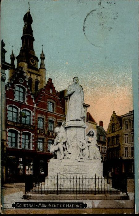 Courtrai KORTRIJK Flandre Belgie Courtrai Monument de Haerne
