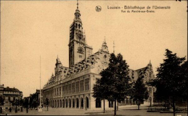 Louvain Flandre Louvain Bibliotheque Universite Marche-