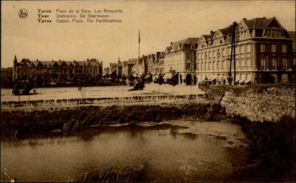 Ypern Ypres Ypres Yper Place Gare Remparts