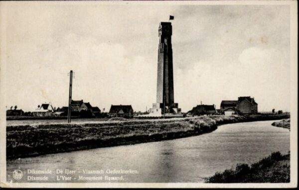 Dixmude Diksmuide Monument flamand Vlaamsch Ged