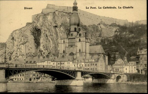 Dinant Wallonie Dinant Citadelle Pont Cathedrale