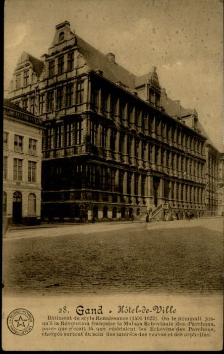 Gand Belgien Gand Hotel de Ville