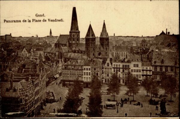 Gand Belgien Gand Place de Vendredi