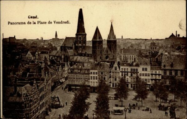 Gand Belgien Gand Place de Vendredi