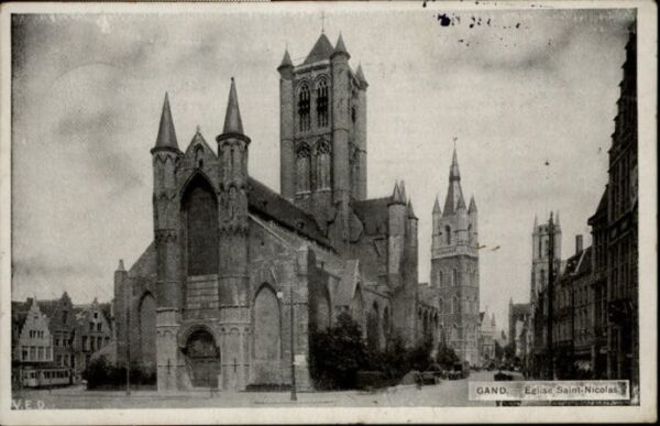 Gand Belgien Gand Eglise Saint Nicolas