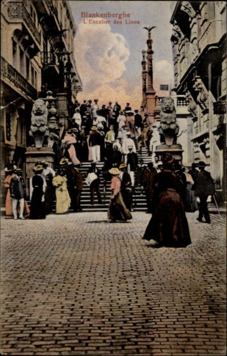 Blankenberghe Escalier des Lions