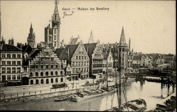 Gand Belgien Gand Maison des Bateliers