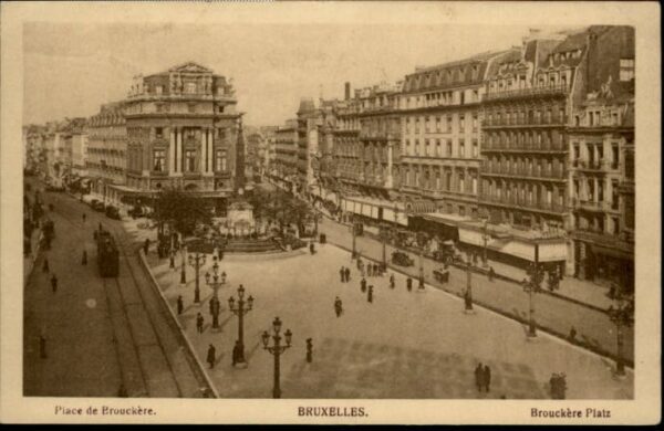 Bruxelles Bruessel Brouckere Platz Place de Brouckere
