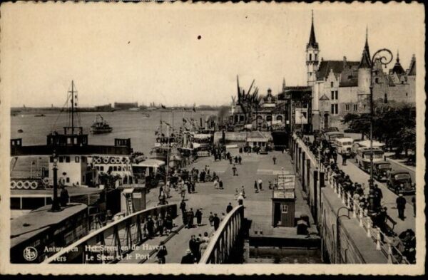 Antwerpen Anvers Sstehen Haven Stehen Port