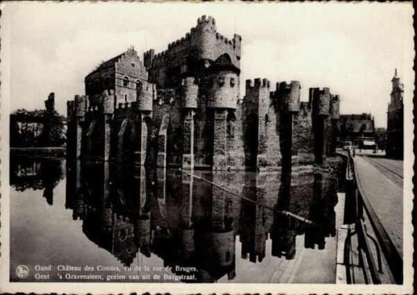 Gand Belgien Gand Gent Chateau Comtes Gravensteen