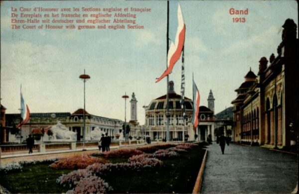 Gand Belgien Gand Cour Honneur Ehren-Halle