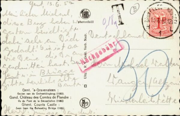 Gent Gand Flandre Gent Gand Chateau Comtes Flandre – Bild 2