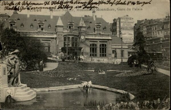 Liege Luettich Liege Square Notger Monument Montefiore