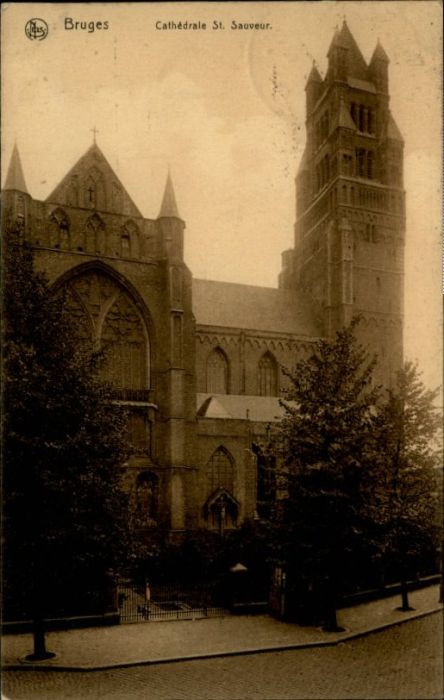 Bruges BRUGGE Belgie Bruges Cathedrale St. Sauveur