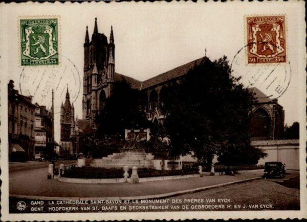 Gand Belgien Gand Gent Cathedrale Saint Bavon Monume