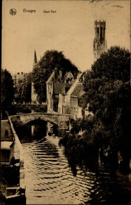 Bruges BRUGGE Belgie Bruges Quai Vert