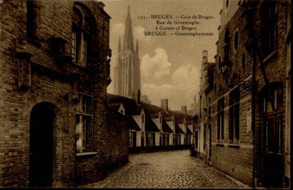 Bruges BRUGGE Belgie Bruges Brugge Rue Groeninghe Groeninghe