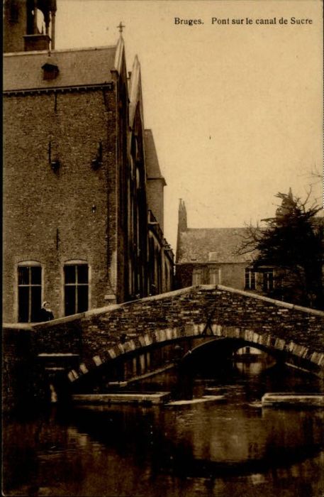 Bruges BRUGGE Belgie Bruges Pont Canal Sucre