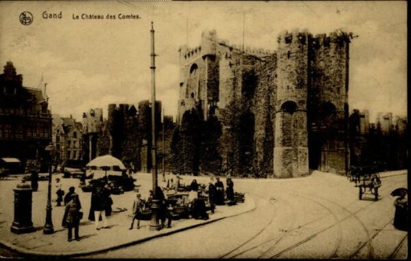 Gand Belgien Gand Chateau Comtes