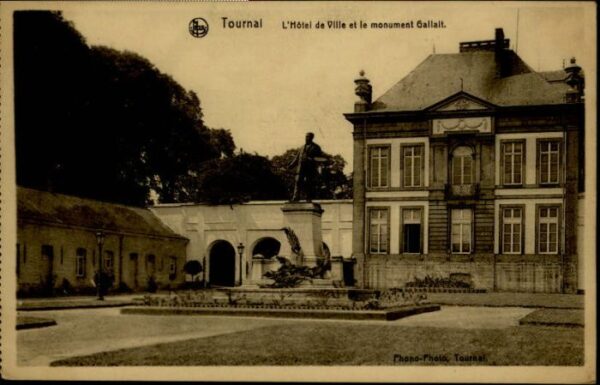 Tournai Hainaut Tournai Monument Gallait Hotel de Ville