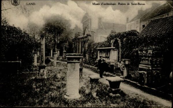 Gand Belgien Gand Musee Archeologie Ruines Saint-Bav
