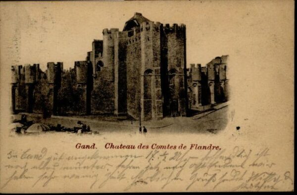 Gand Belgien Gand Chateau Comtes Flandre