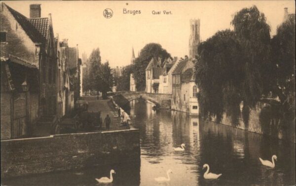 Bruges BRUGGE Belgie Bruges Quai Vert
