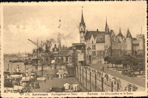 Antwerpen Anvers Aanlgeplaats Stehen