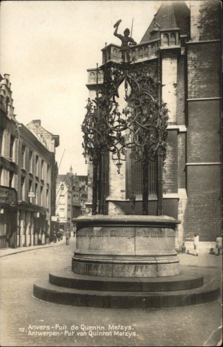 Anvers Antwerpen Puit Quentin Metzys Put van Quinten Mat