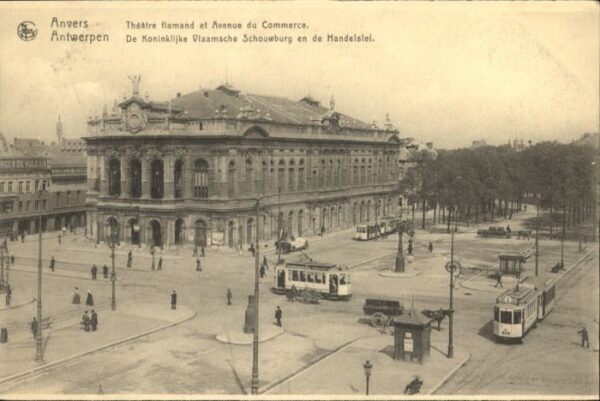 Anvers Antwerpen Theatre Flamand Avenue Commerce Koninkl
