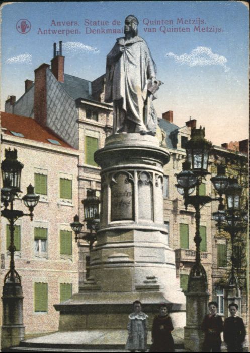 Anvers Antwerpen Statue Quinten Metzijs Denkmaal van Qui