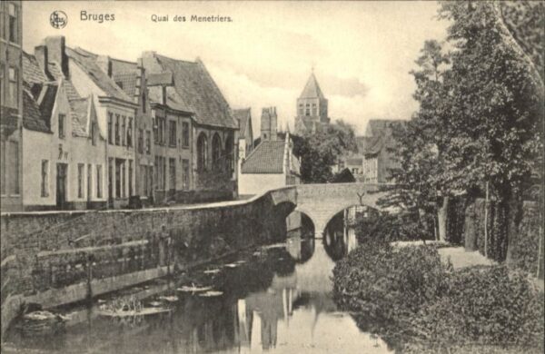 Bruges BRUGGE Belgie Bruges Quai Mentriers