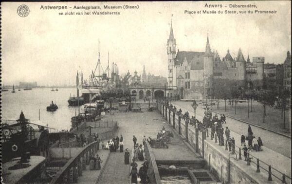 Antwerpen Anvers Aanlegplaats Steen Museum Debarcadere P
