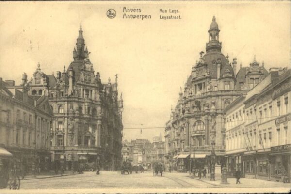 Anvers Antwerpen Rue Leys Leysstraat