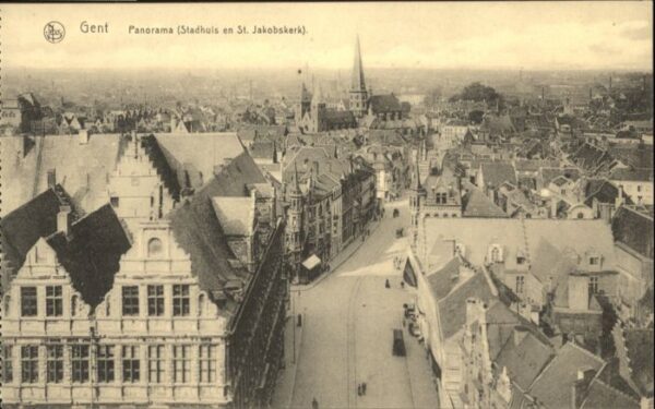 Gent Gand Flandre Gent Stadhuis St. Jakobskerk