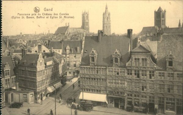 Gand Belgien Gand Chateau Comtes Eglise St. Bavon Be