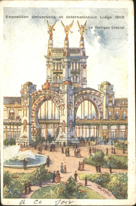 Liege Luettich Liege Exposition Universelle Portique C