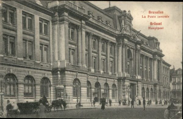 Bruxelles Bruessel Brüssel Poste Centrale Hauptpost