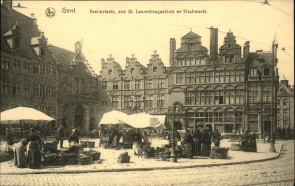 Gent Gand Flandre Gent Veerleplaats St. Laurentiusgasdthu