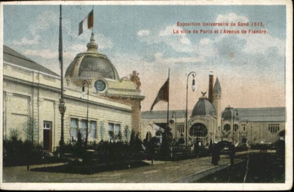 Gand Belgien Gand Exposition Ville Paris Avenue Flan
