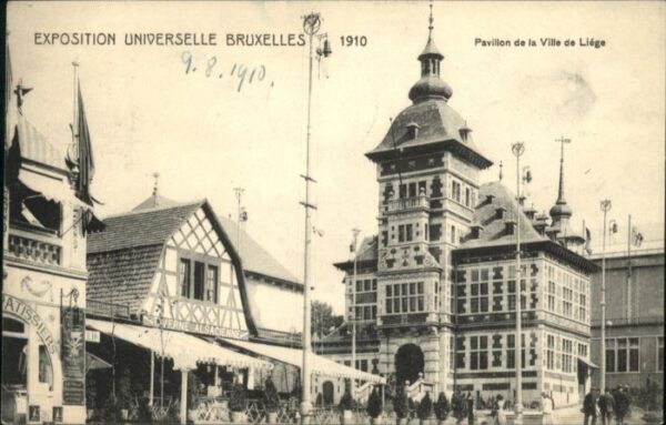 Bruxelles Bruessel Exposition Pavillon Ville Liege
