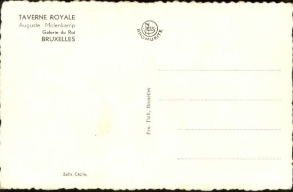Bruxelles Bruessel Taverne Royale – Bild 2