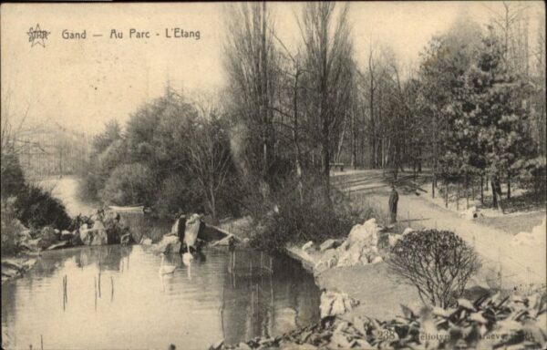 Gand Belgien Gand Parc Etang