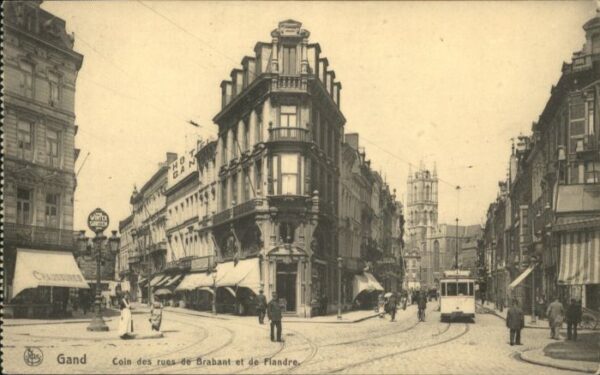 Gand Belgien Gand Rue Brabant Flandre