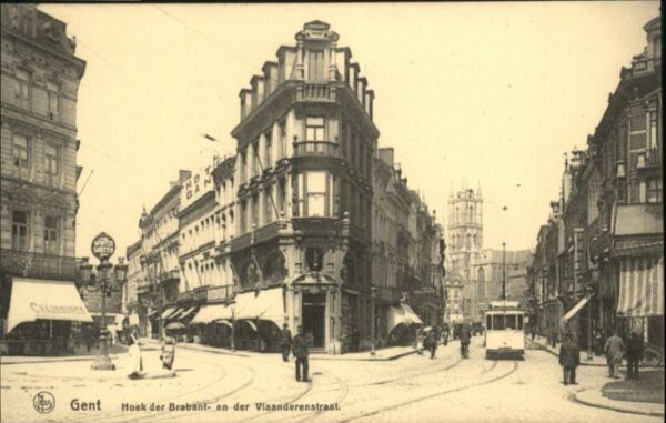 Gent Gand Flandre Gent Hoek Brabant Vlaanderenstraat